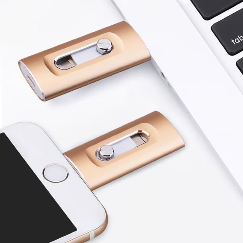 3-I-1 USB-stik med stor kapacitet til mobiltelefon og computer