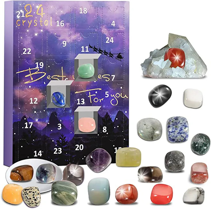 Adventskalender – 24 naturlige krystalskatte