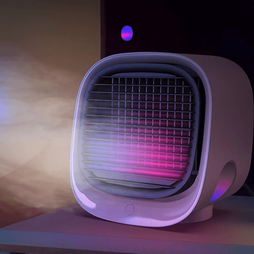 Bærbar USB-mini-aircondition til bil og personligt rum