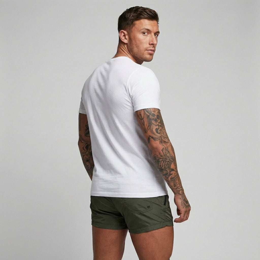 Badeshorts til mænd med lynlåslommer