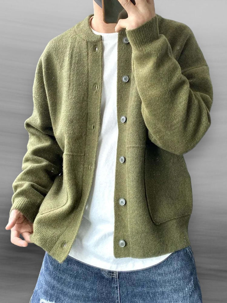 Blød cardigan til mænd