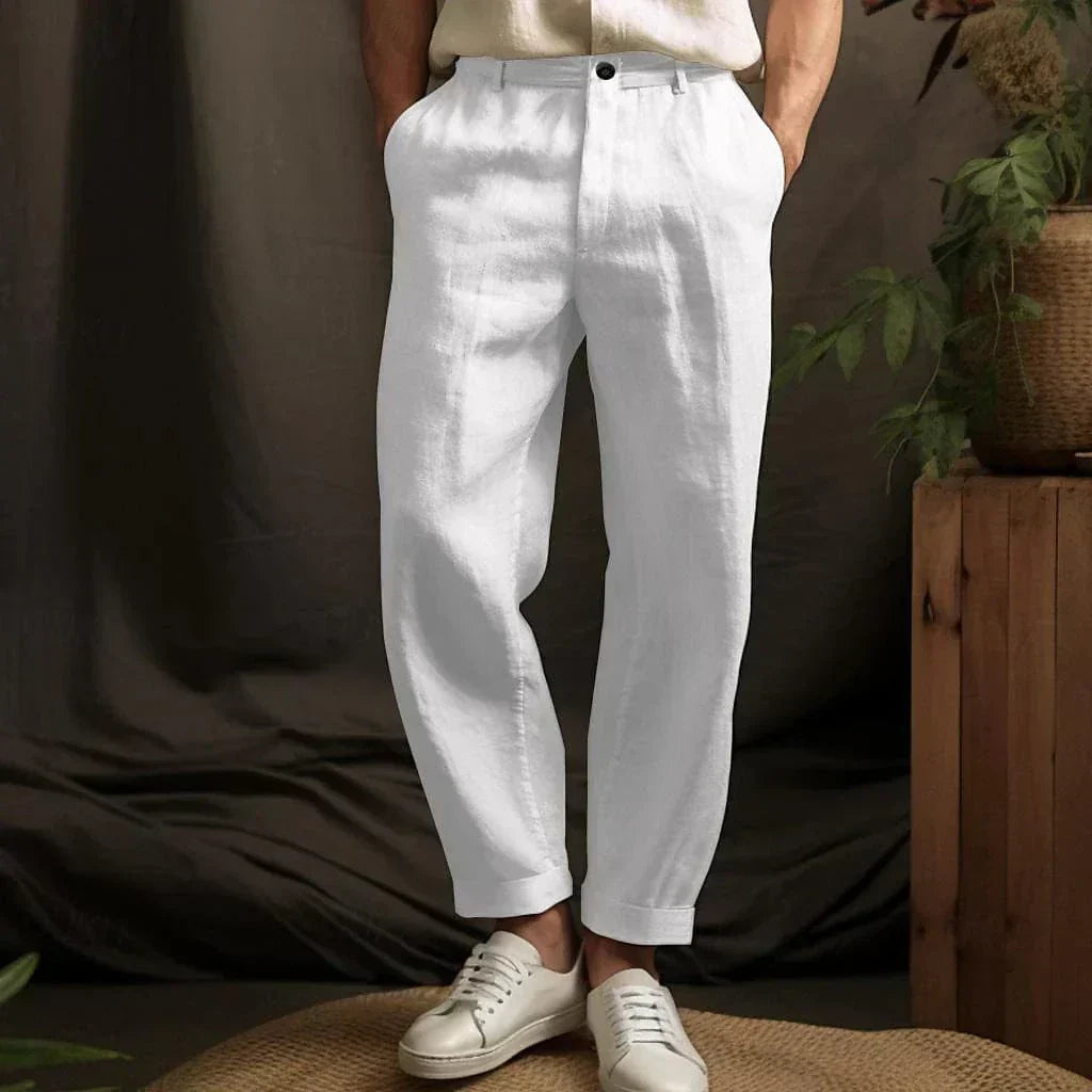 Casual herrebukser i relaxed fit