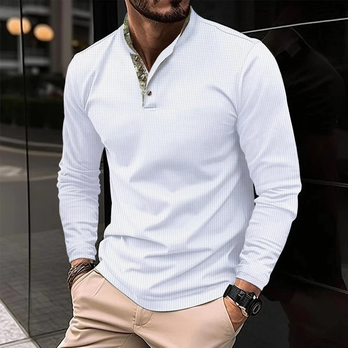 Casual slim-fit herreskjorte
