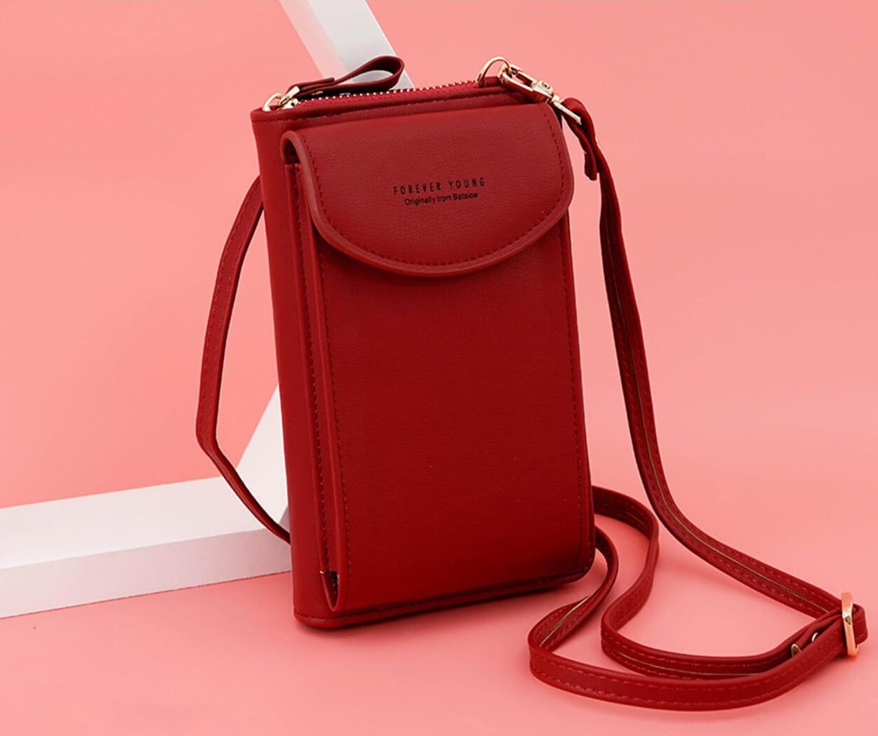 Crossbody clutch og mobilpung til damer