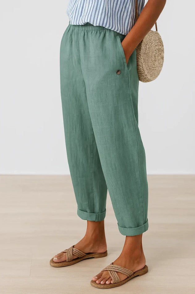 Damebukser i relaxed fit