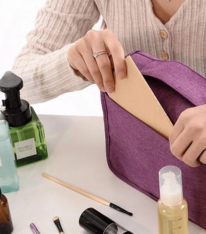 Deluxe ophængbar toilettaske-organizer