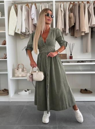 Elegant denimkjole - komfortabel og chik