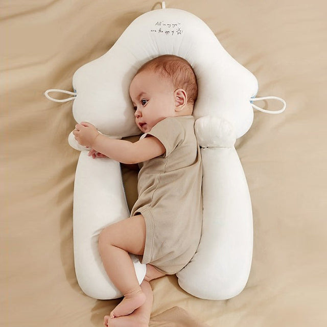 Ergonomisk sovepude til baby – Sikker, komfortabel og justerbar til nyfødte (0-12 måneder)
