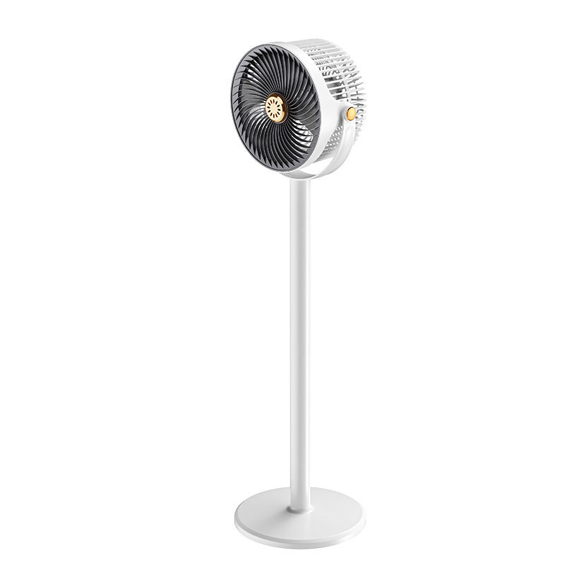 Højtydende gulvventilator med 360-graders rotation og fjernbetjening