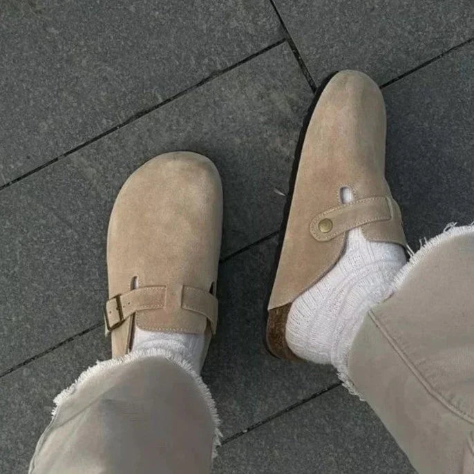 Herre slip-on-træsko