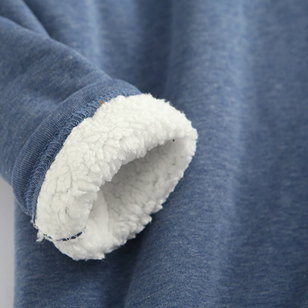 Hyggelig fleeceforet sweatshirt til damer