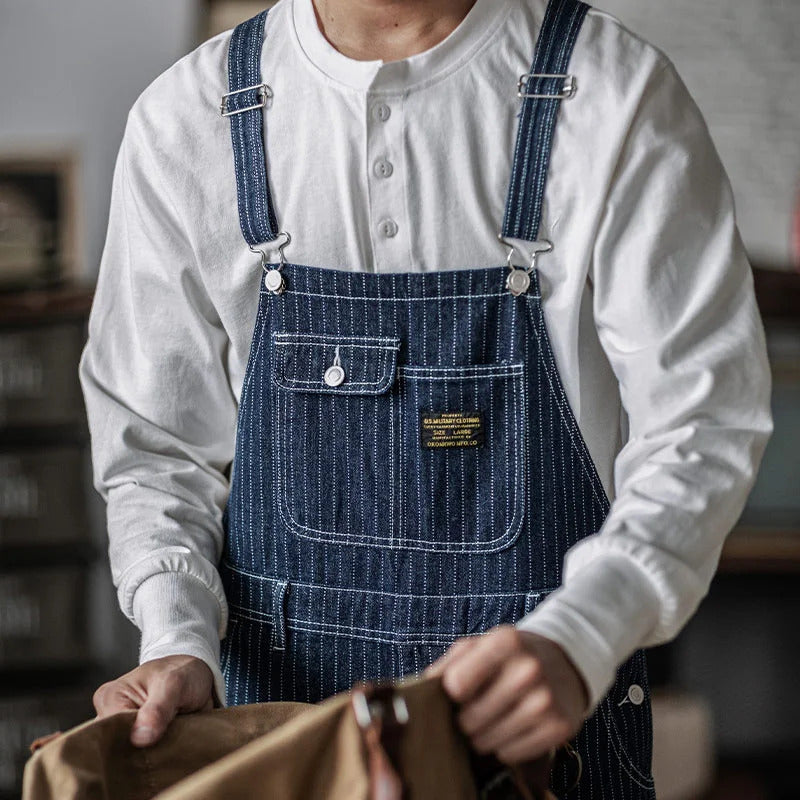 Indigo denim smækbukser | Komfort og holdbarhed til herrer