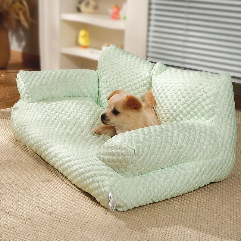 Kølende hundesofa med åndbart stof