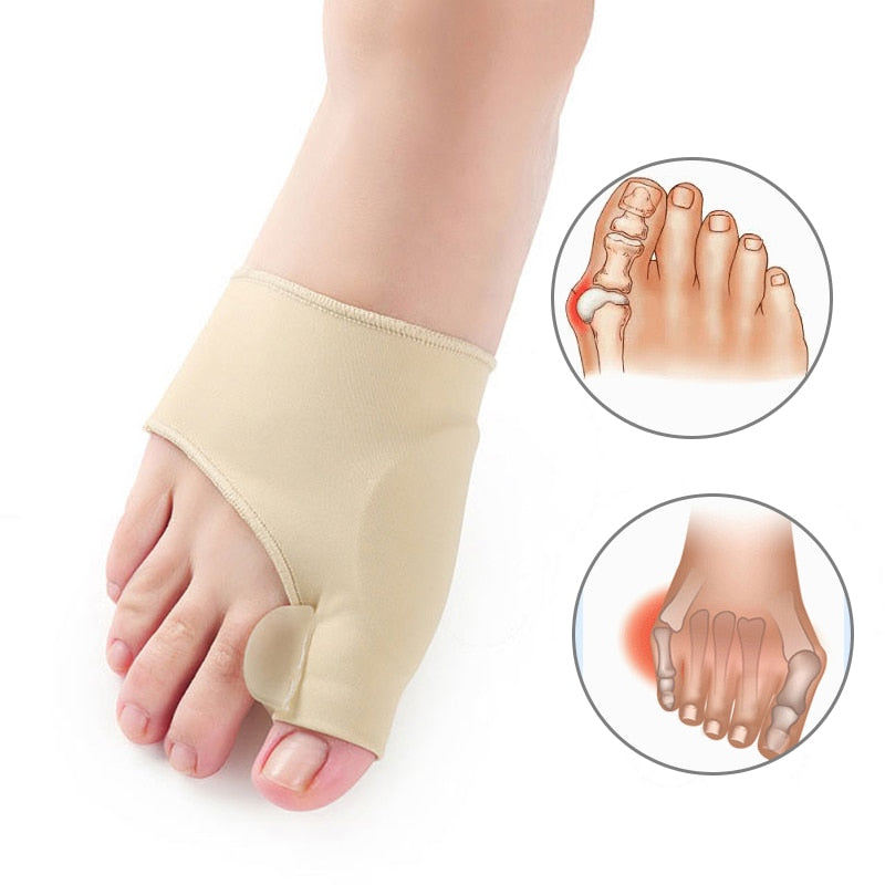 Knystkorrektor til smertelindring ved hallux valgus
