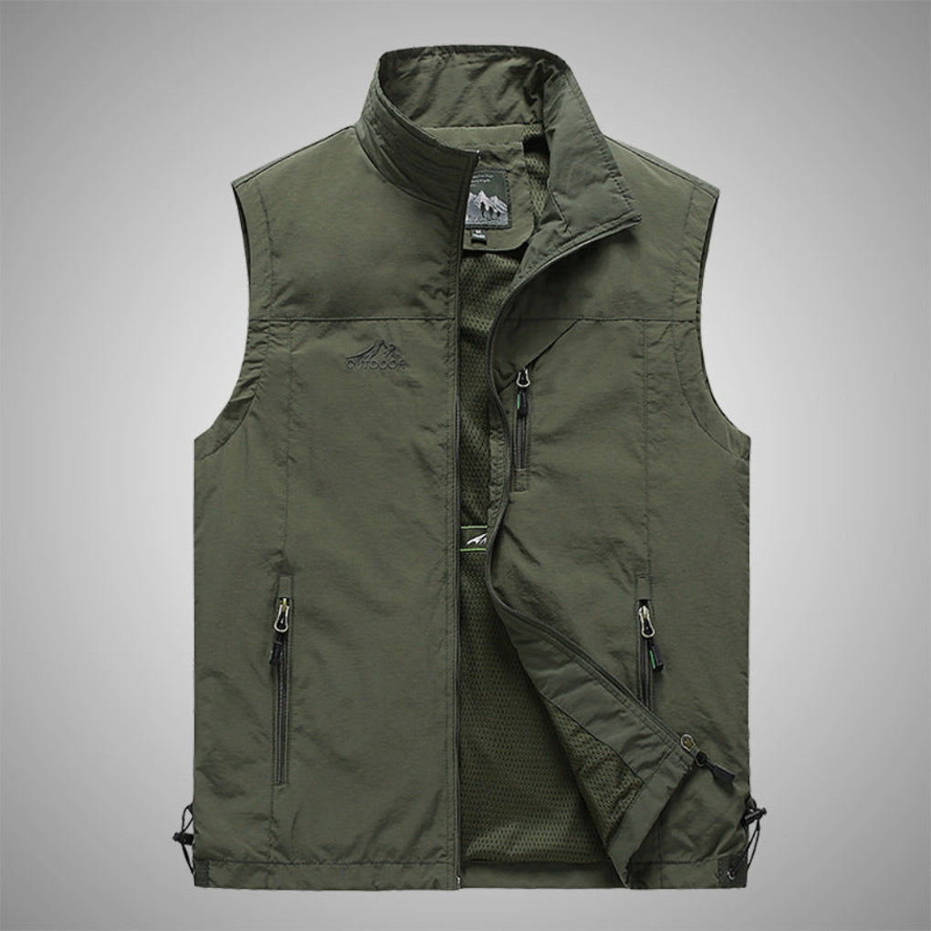 Komfortabel outdoorvest til mænd