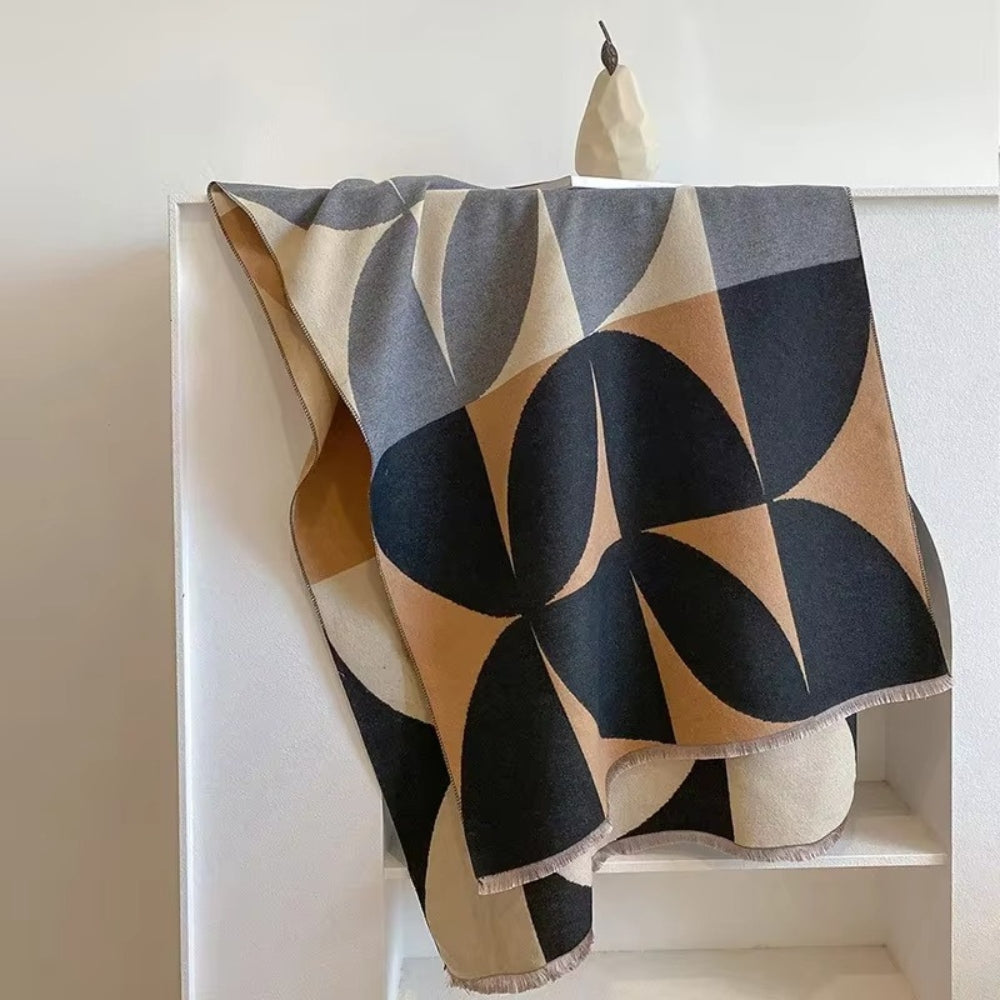 Konvertibel poncho-wrap