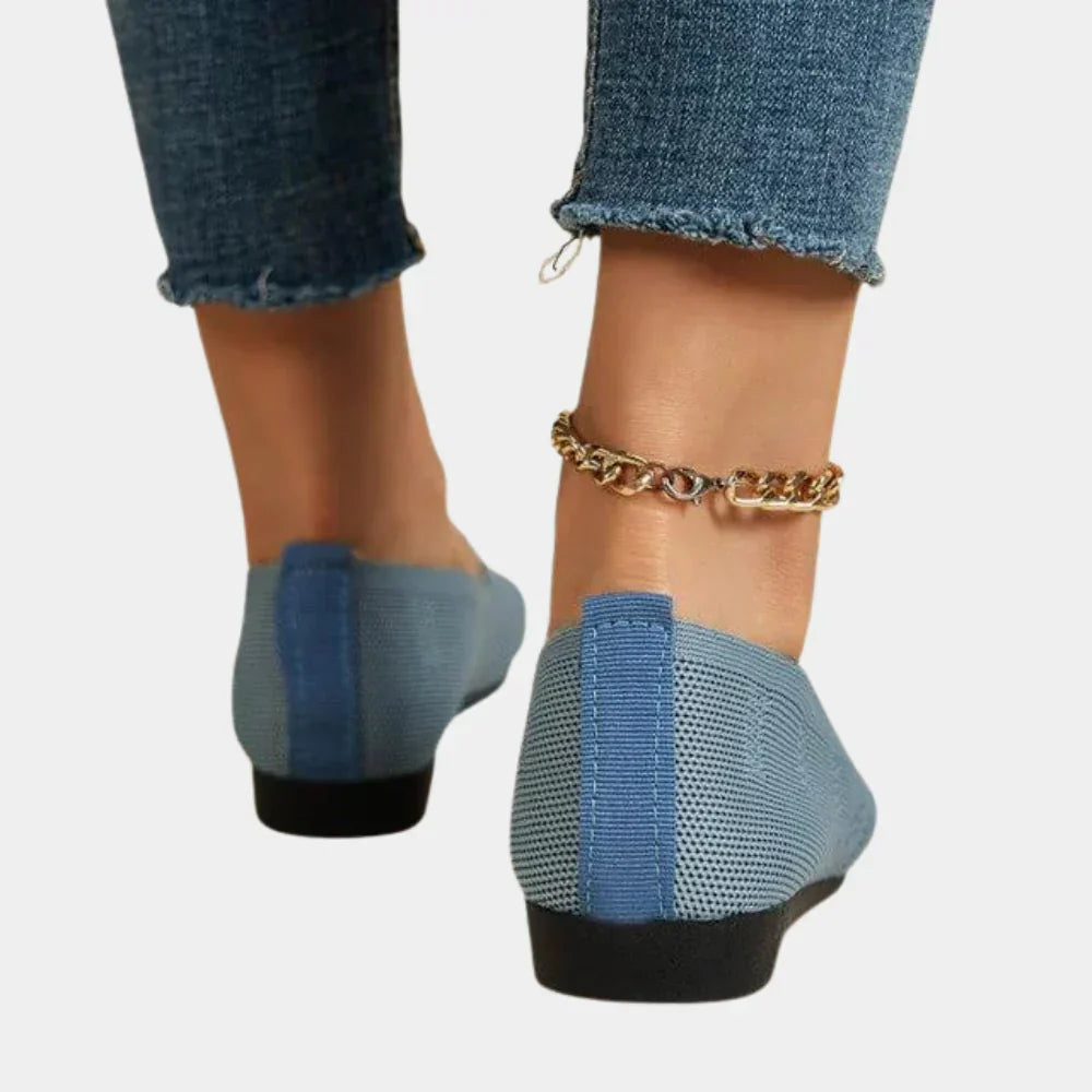 Lette strikkede loafers