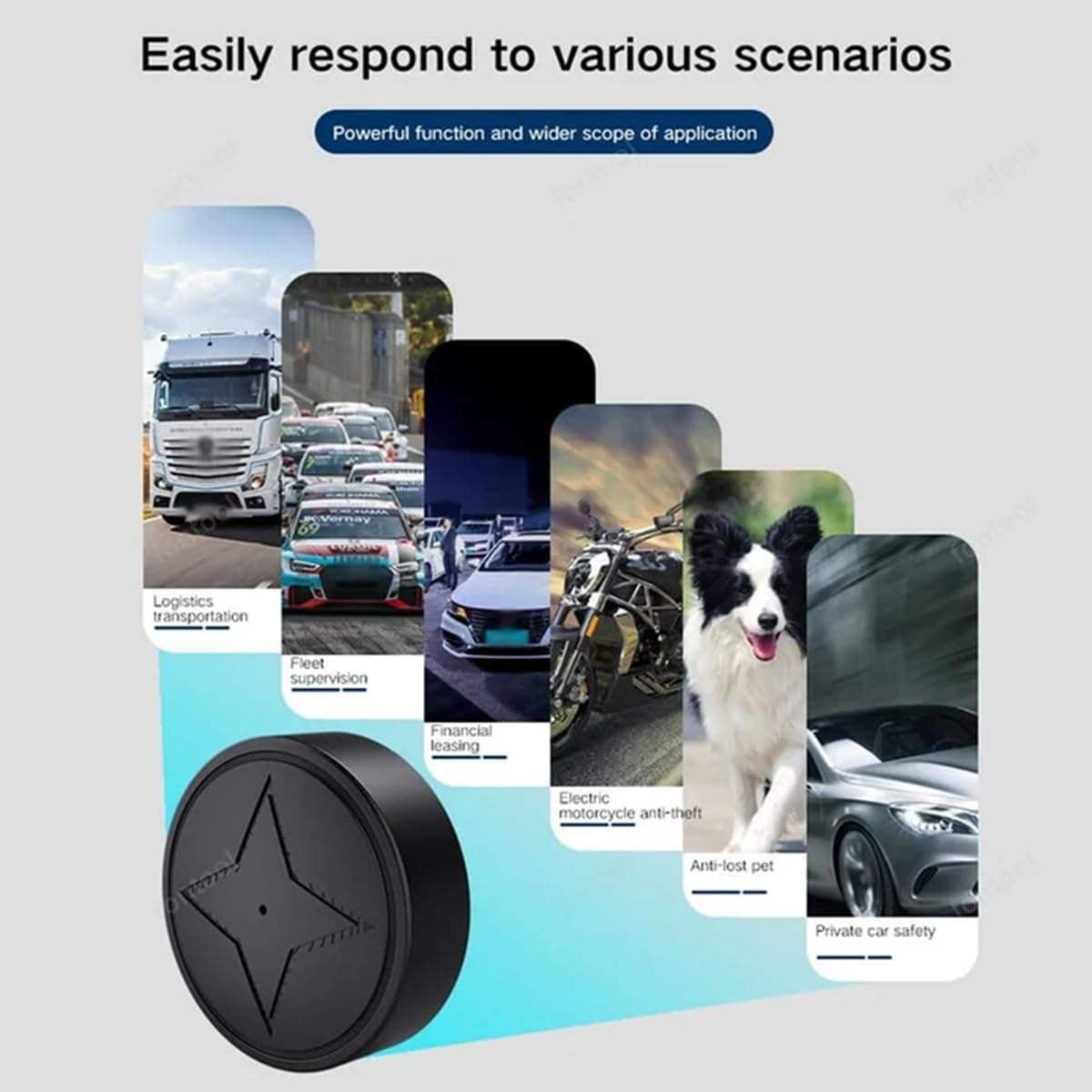 Magnetisk realtids-GPS-lokaliseringsenhed