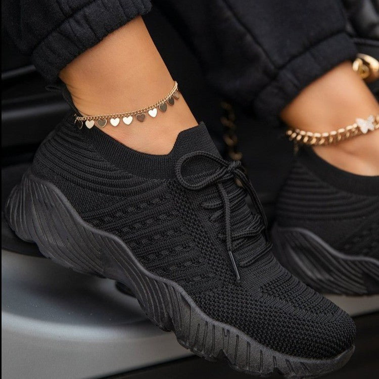 Ortopædiske strikkede sportssko til damer