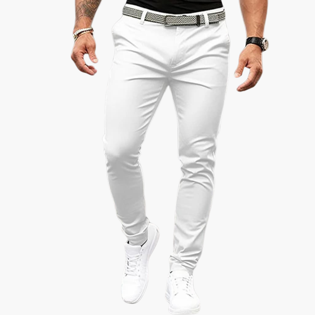 Slim fit chinobukser til herrer