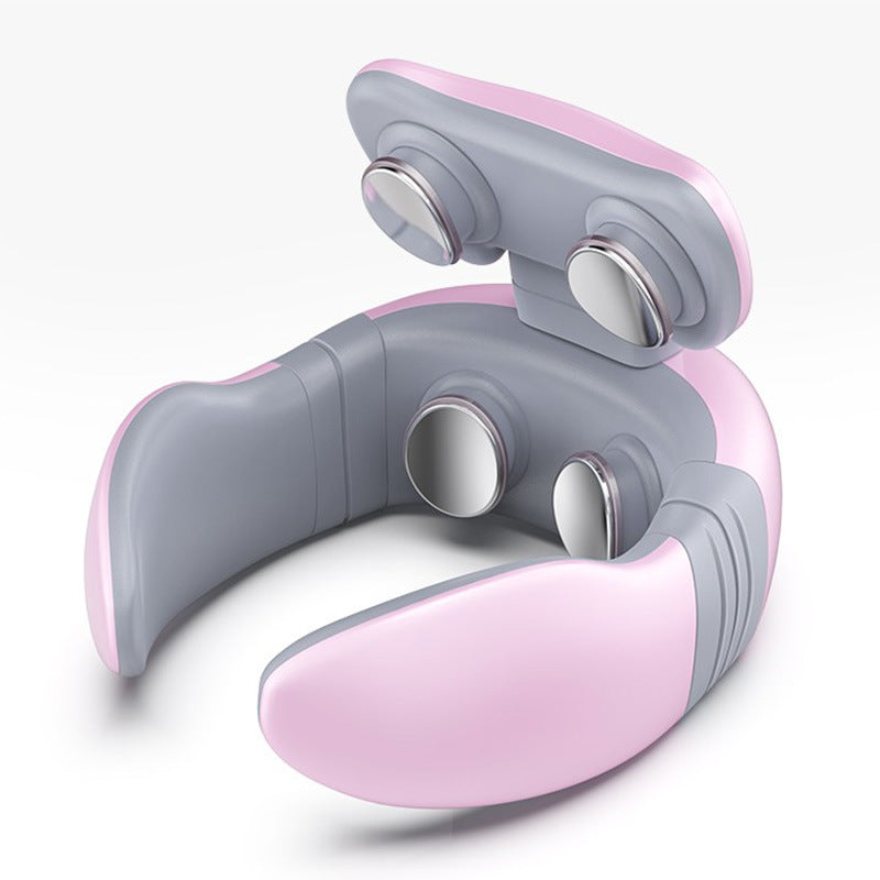 Smart nakkemassageapparat med EMS, TENS og varmeterapi