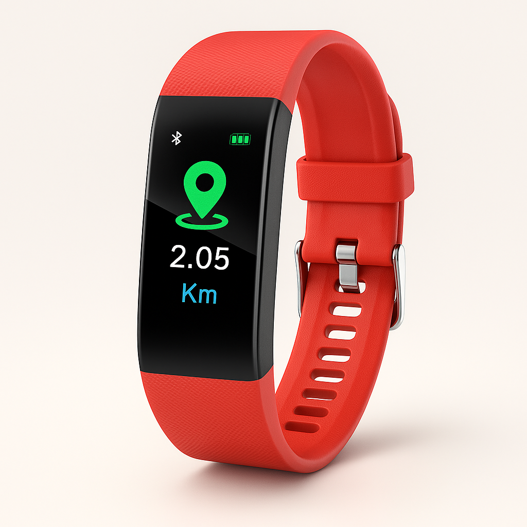 Smartwatch til seniorer med sundheds- og fitnessovervågning