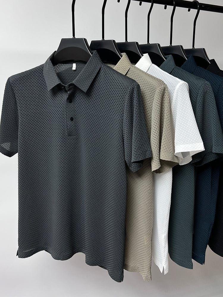 Stilfuld performance-poloshirt til mænd