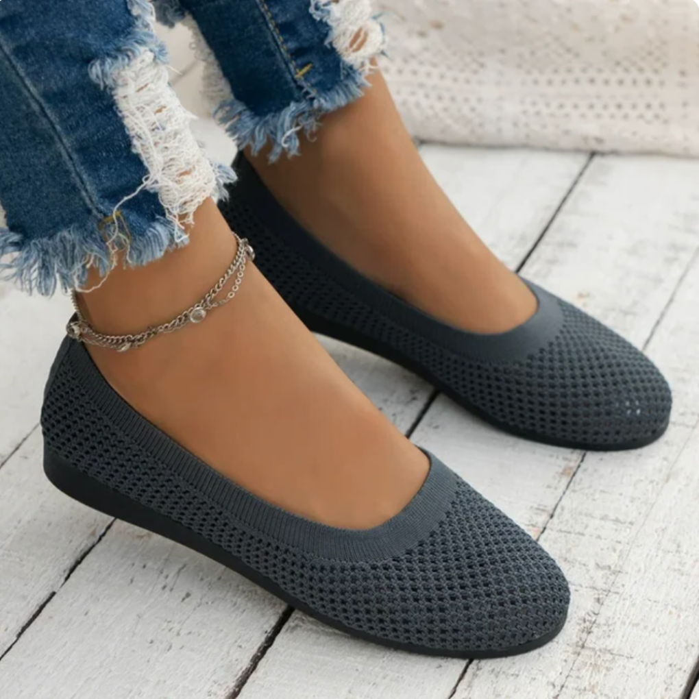 Stilfulde flade slip-on-sko til damer for sommerkomfort
