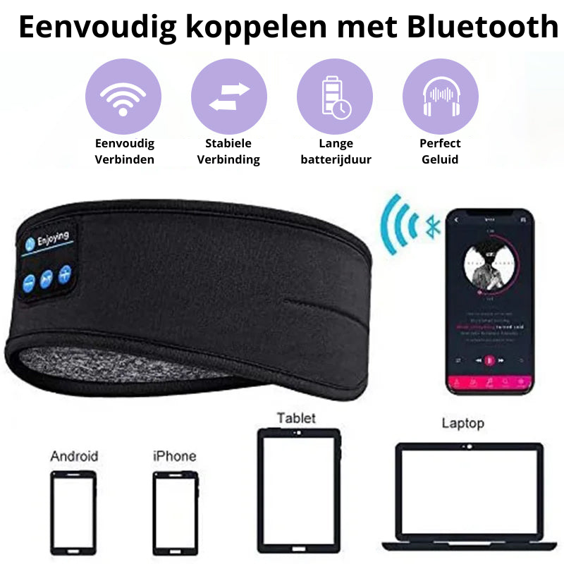 Trådløse sovehovedtelefoner og øjenmaske