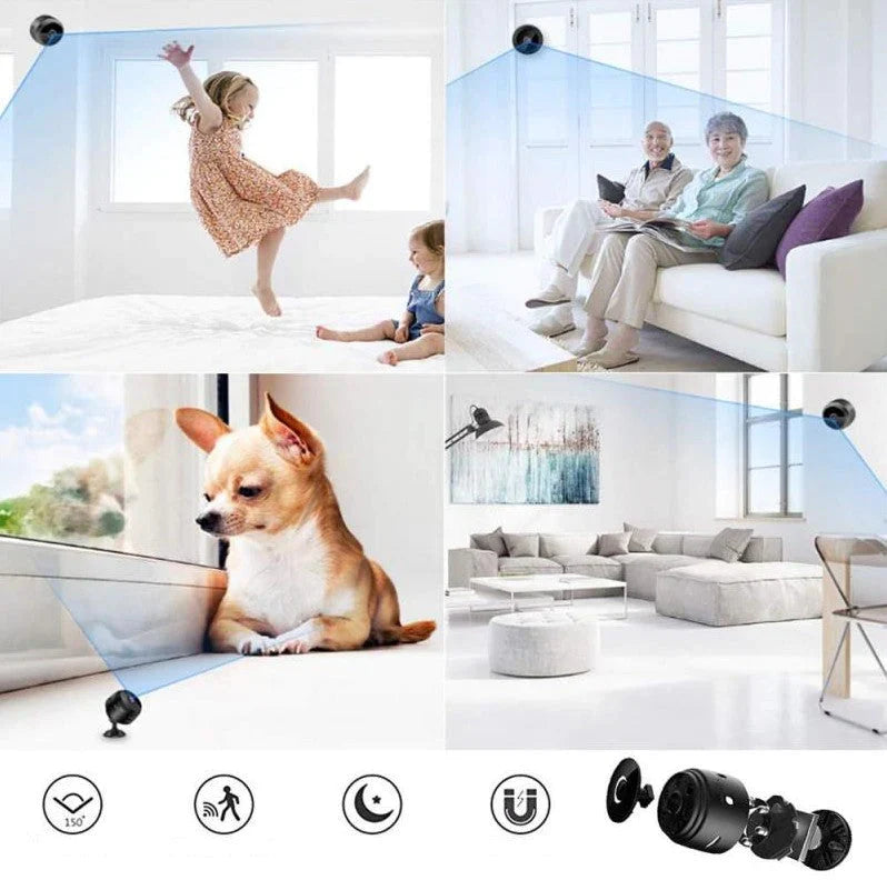 1080P trådløst Wi-Fi-kamera med nattesyn