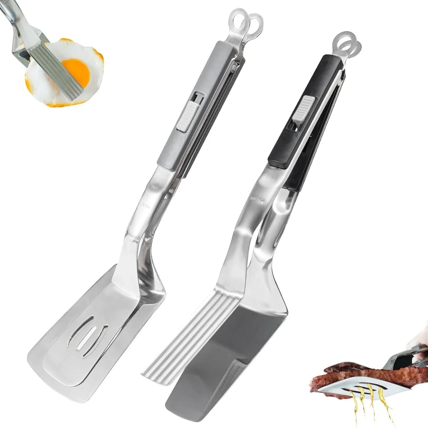 2-I-1 grilltang – Grib og vend