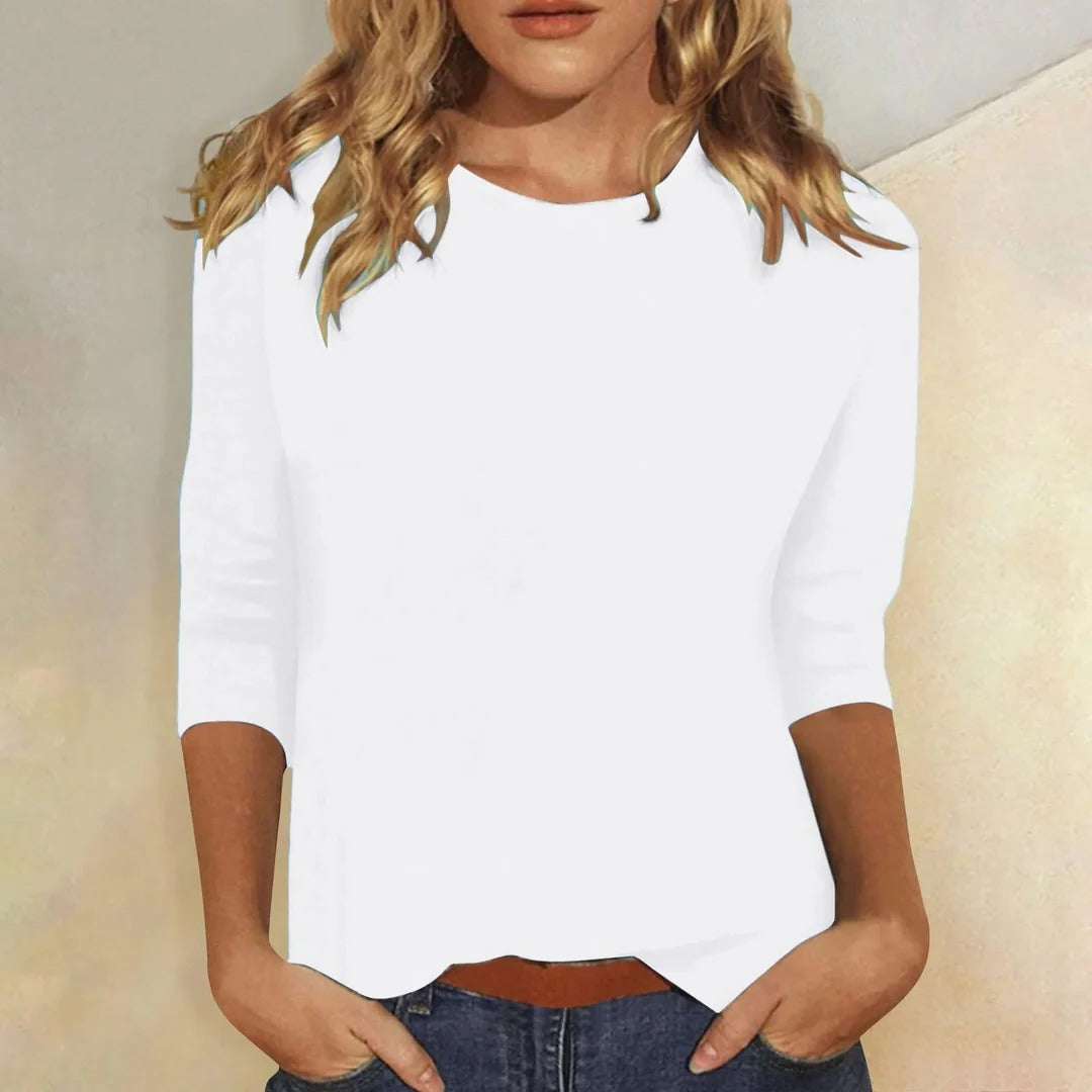 3/4-Ærmet T-shirt til damer
