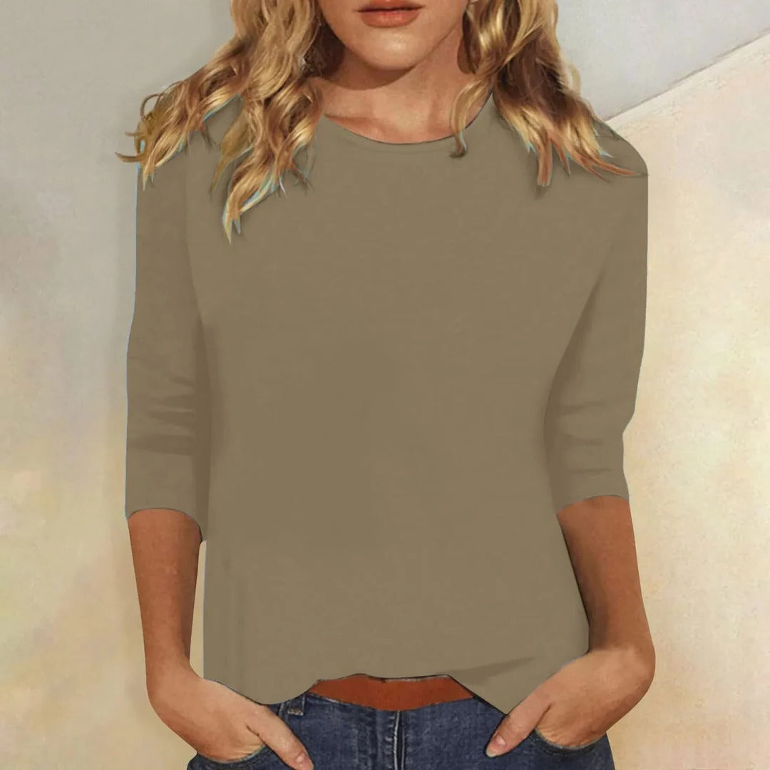 3/4-Ærmet T-shirt til damer