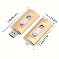 3-I-1 USB-stik med stor kapacitet til mobiltelefon og computer