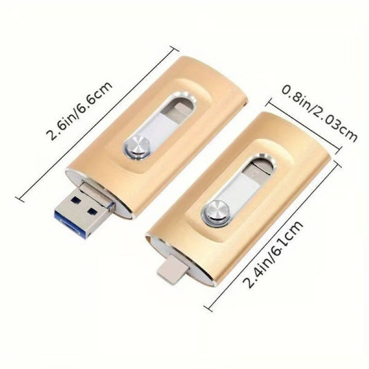 3-I-1 USB-stik med stor kapacitet til mobiltelefon og computer