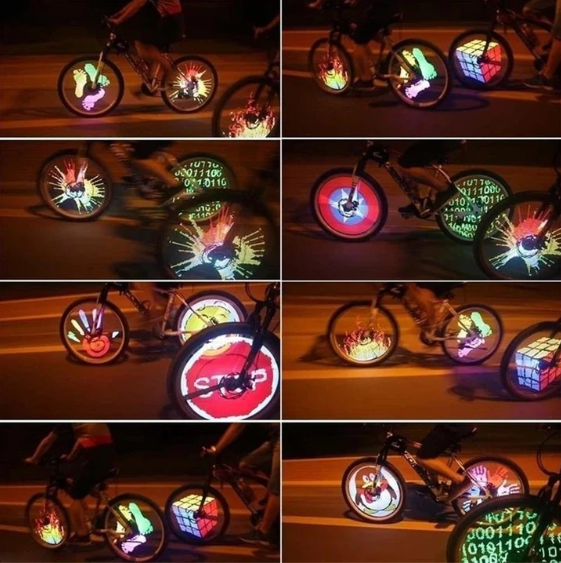 3D LED-lys til cykeleger