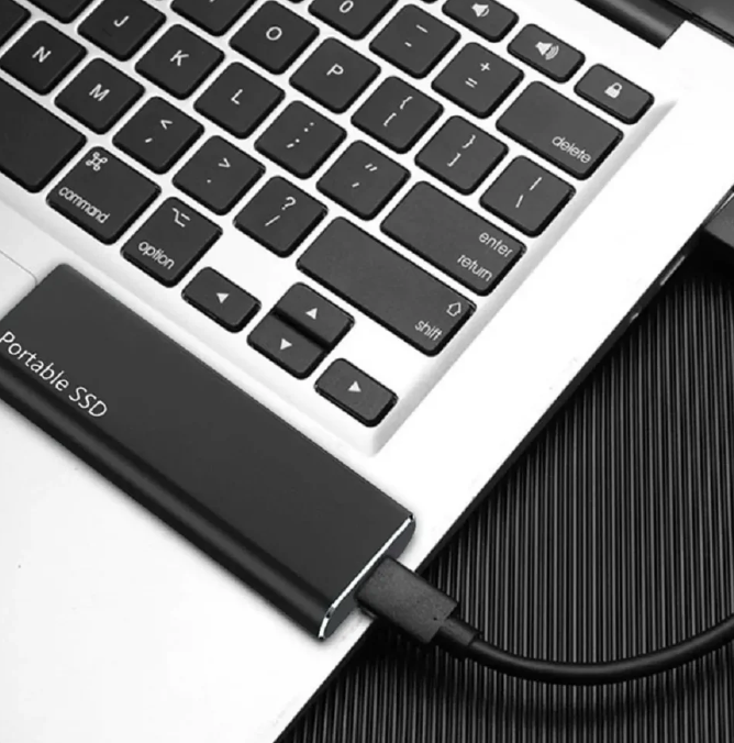 4TB USB-C bærbar ekstern harddisk til PC og Mac