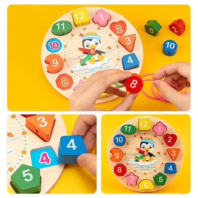 5-I-1 Montessori-aktivitetssæt i træ til babyer