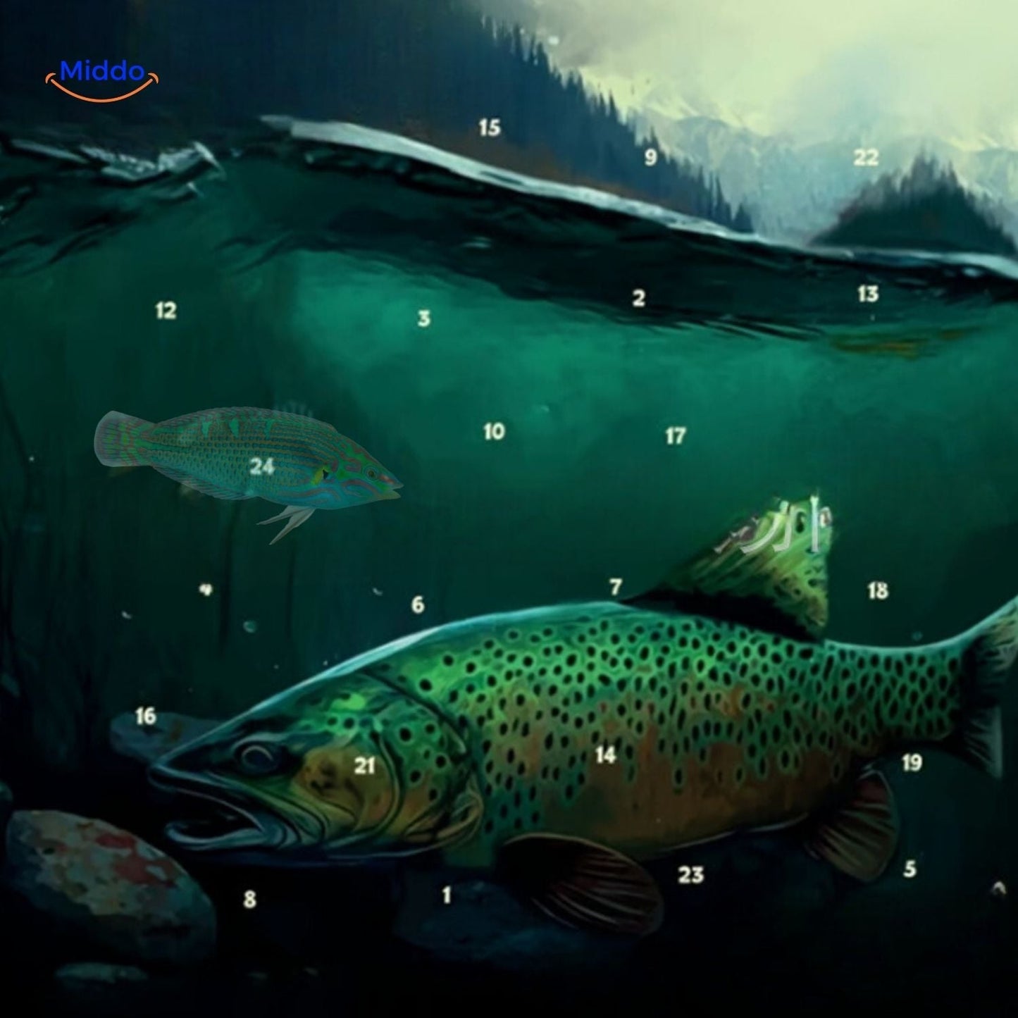 Adventskalender | 24 fiskegaver til jul