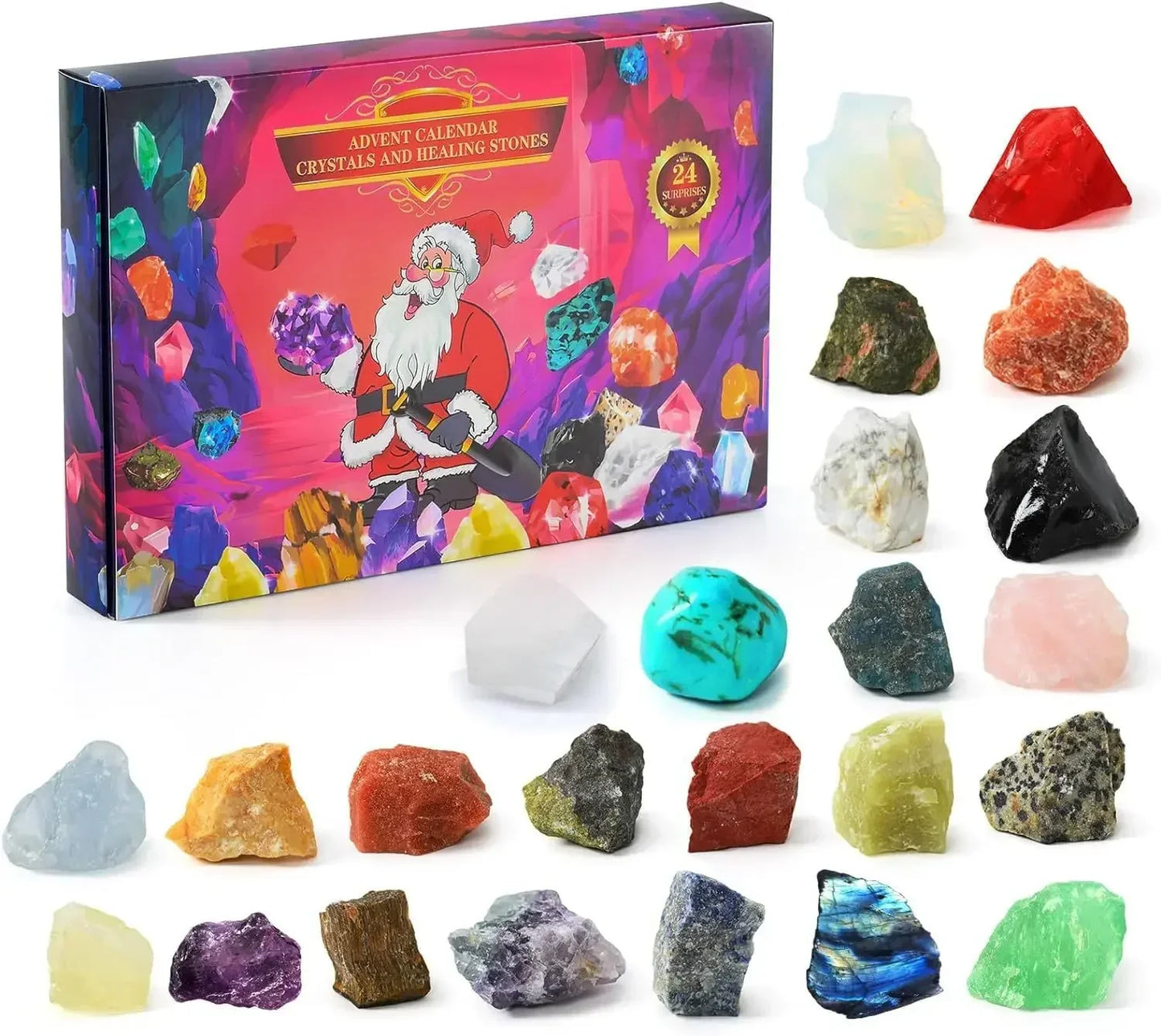 Adventskalender – 24 naturlige krystalskatte