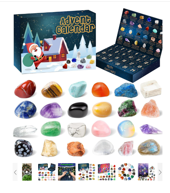 Adventskalender – 24 naturlige krystalskatte