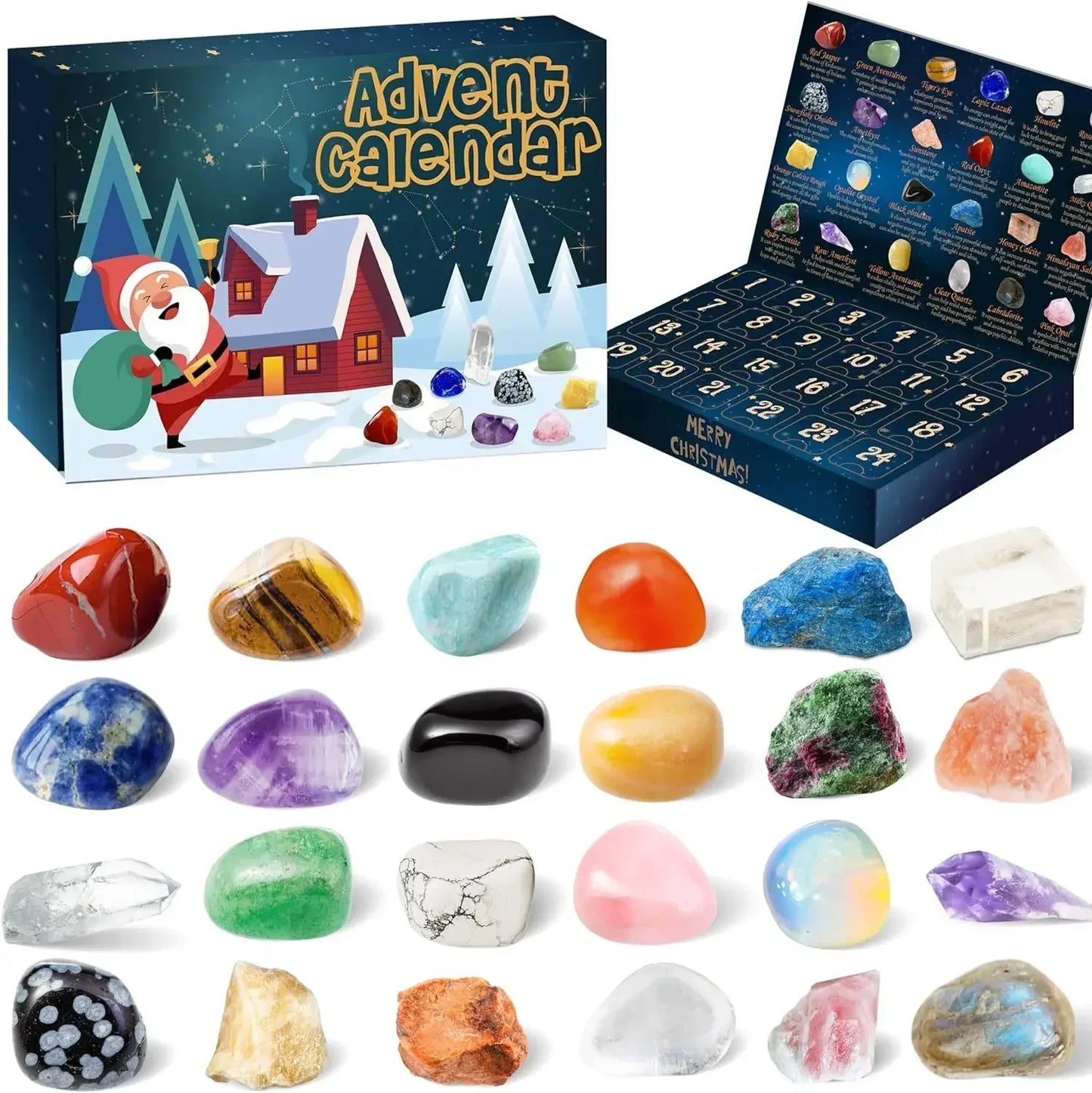 Adventskalender – 24 naturlige krystalskatte