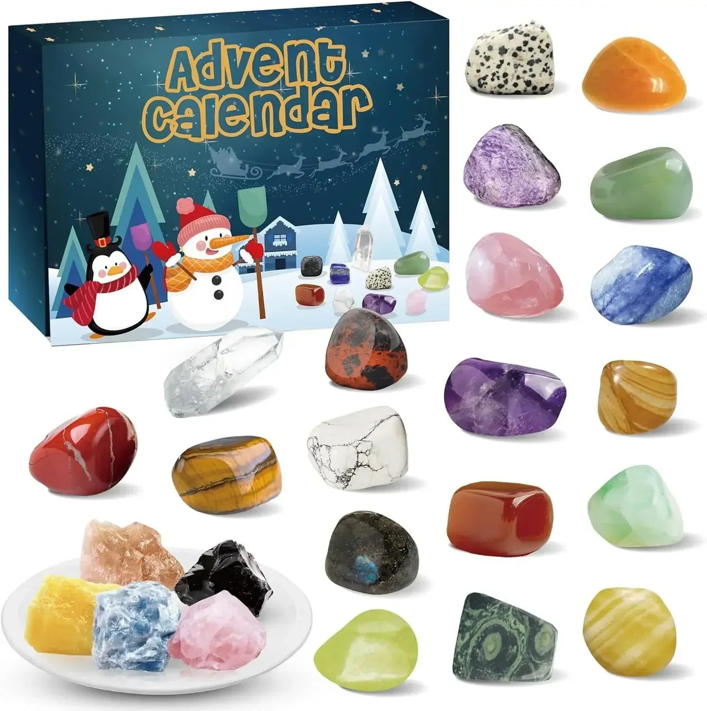 Adventskalender – 24 naturlige krystalskatte