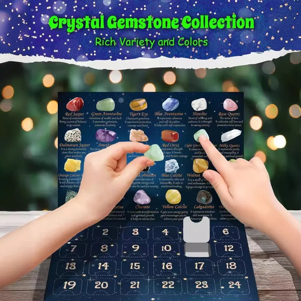 Adventskalender – 24 naturlige krystalskatte