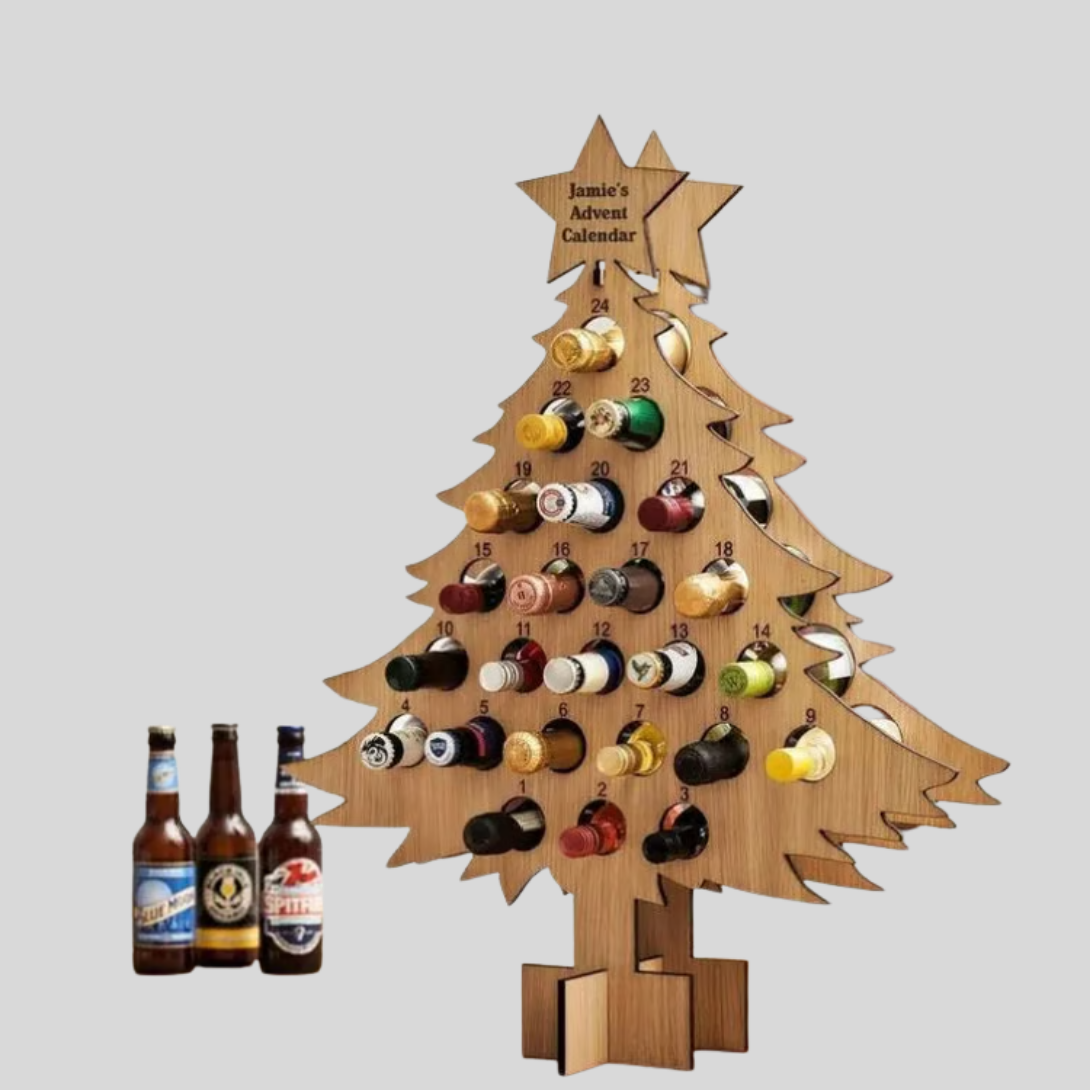 Adventskalender til ølflasker