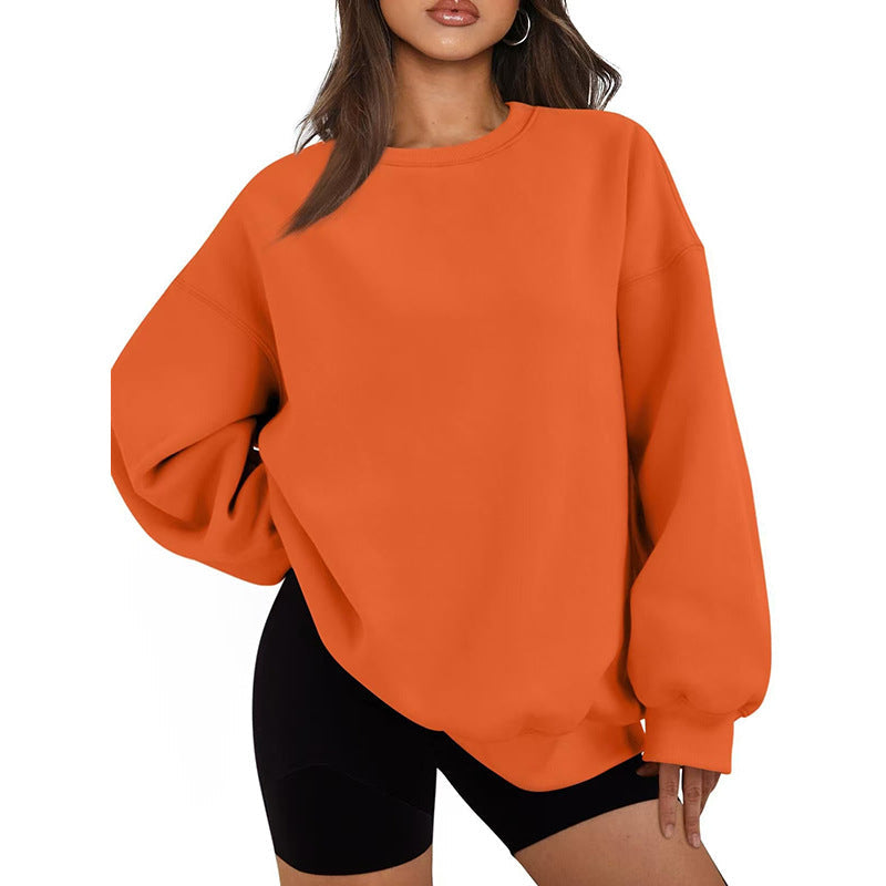 Afslappet oversized sweatshirt til damer med løst snit