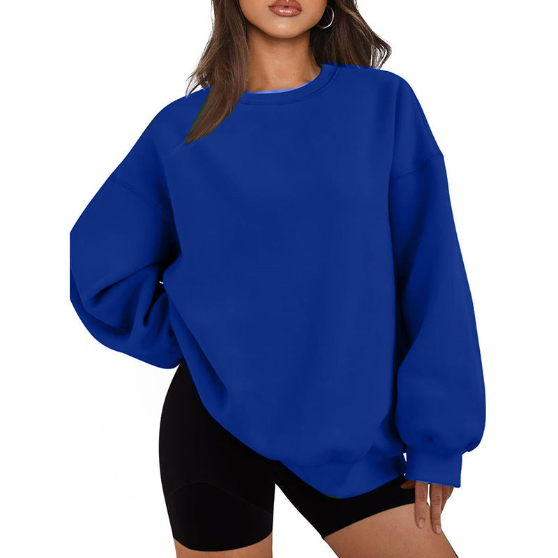 Afslappet oversized sweatshirt til damer med løst snit