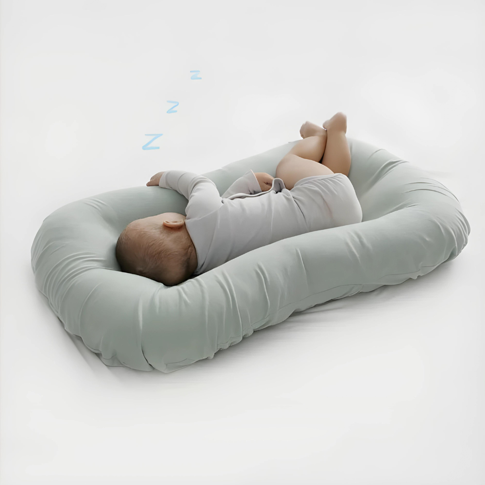 Alsidig ortopædisk babypude – blød og åndbar støtte