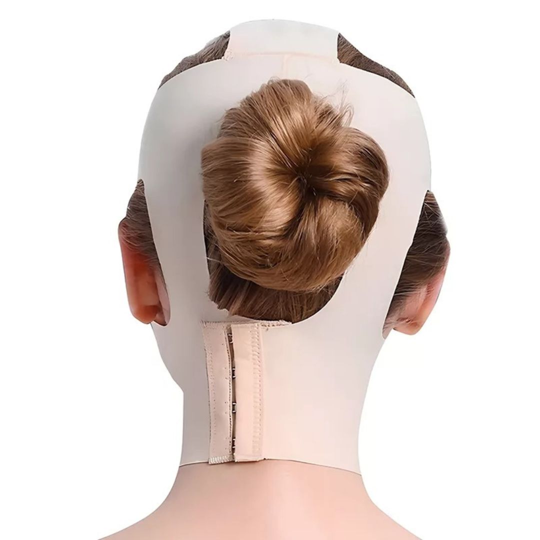 Anti-rynke ansigtsløftmaske – Genanvendelig kompression – Blød ergonomisk pasform – Opstrammende og fastgørende natten over til moden hud