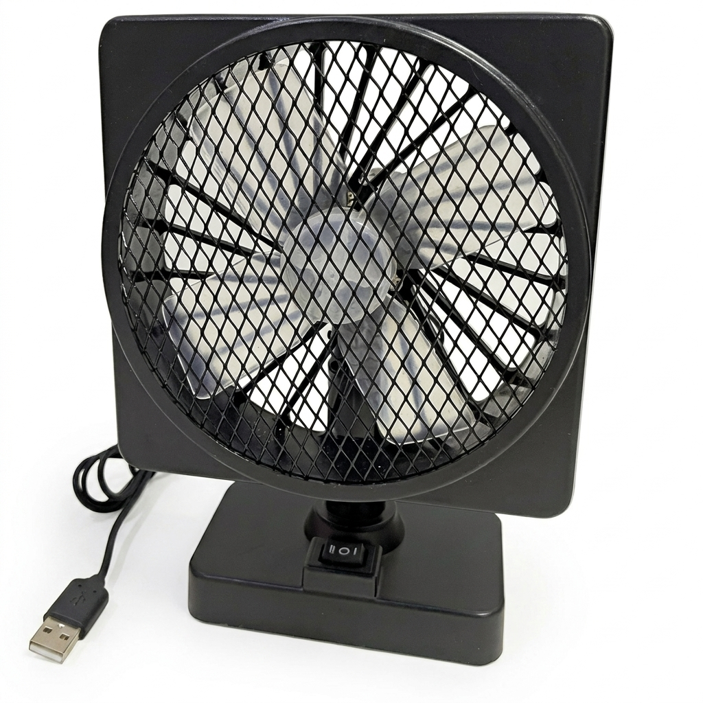 Bærbar 12V køleventilator til bil med 360°